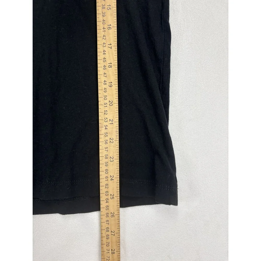True Religion Men's Long Sleeve‎ Logo Tee Black M